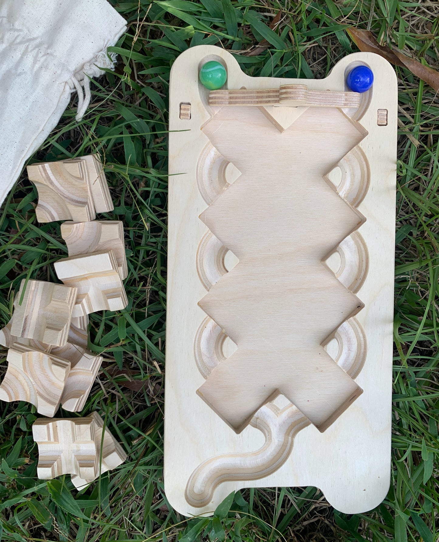 The Oort Cloud: A Marble Run Puzzle Game