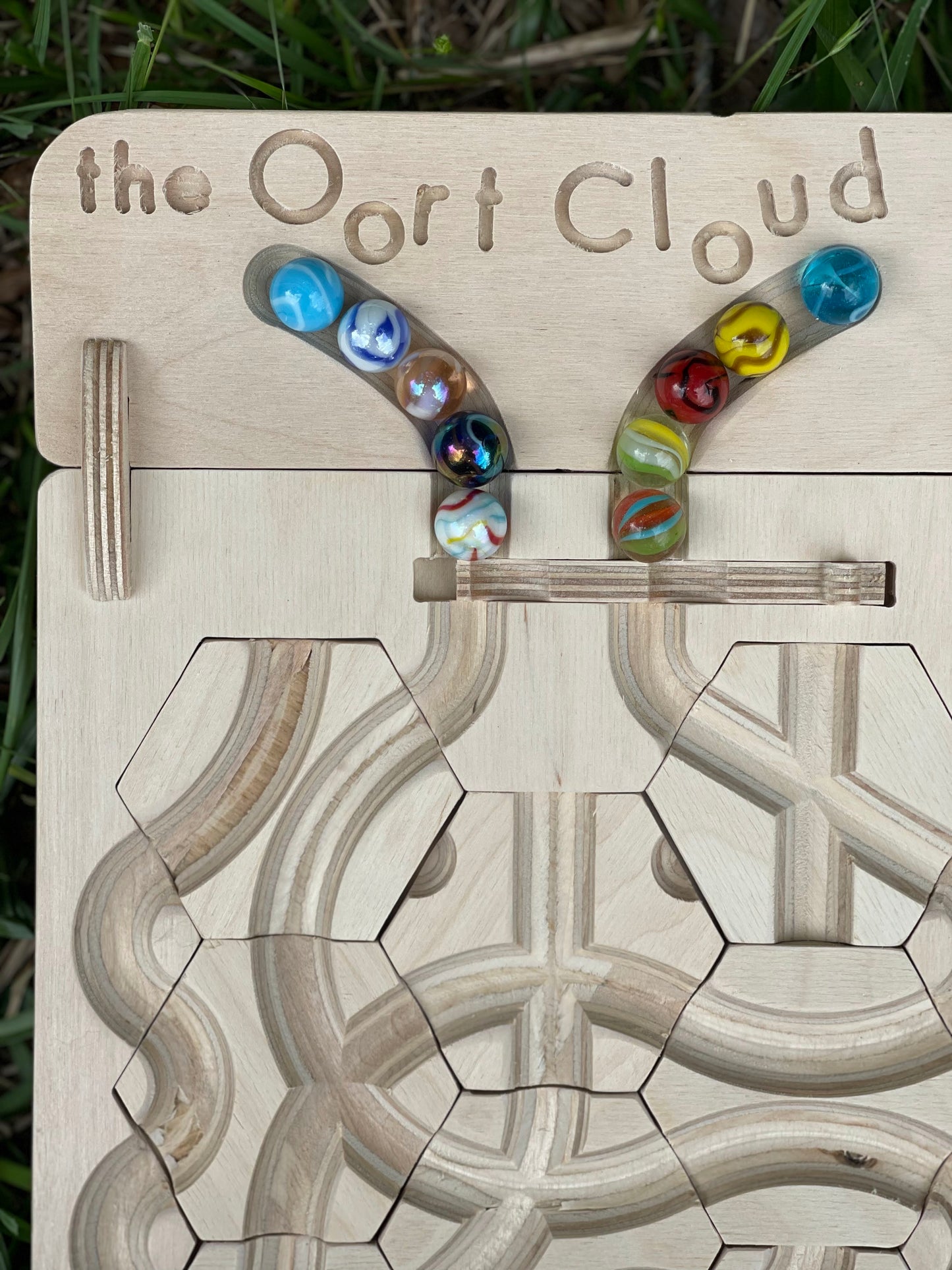 The Oort Cloud: A Marble Run Puzzle Game