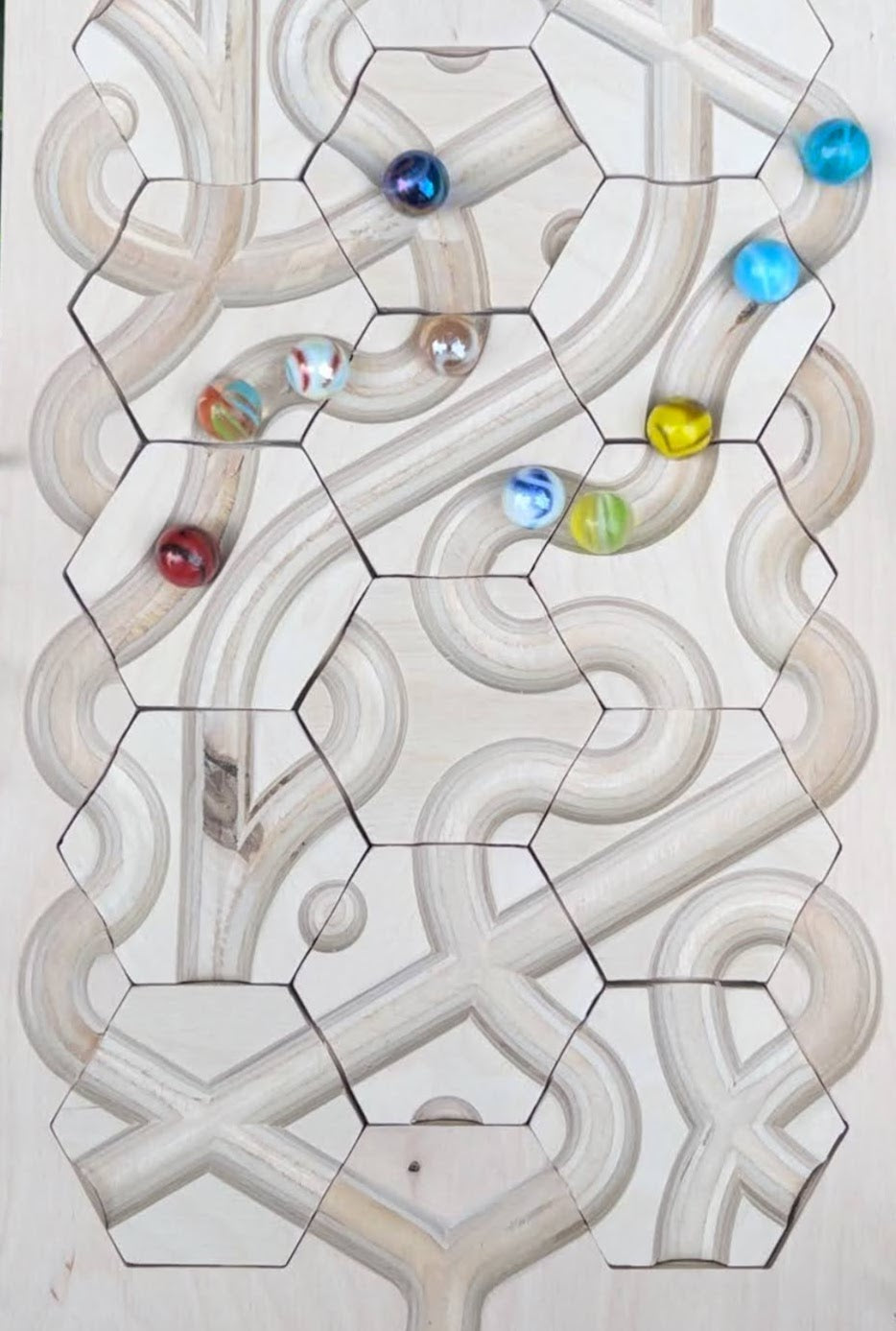 The Oort Cloud: A Marble Run Puzzle Game