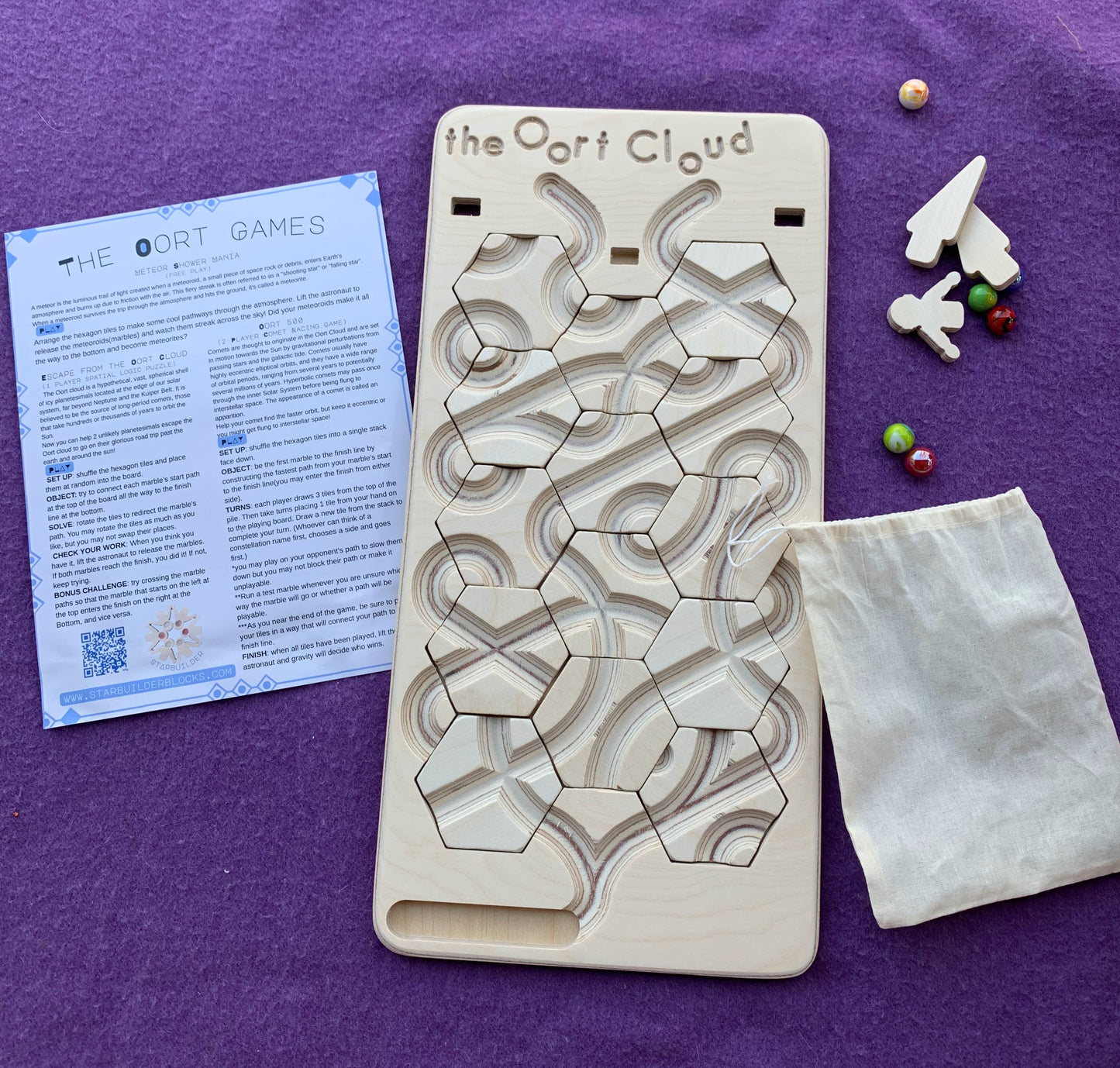 The Oort Cloud: A Marble Run Puzzle Game