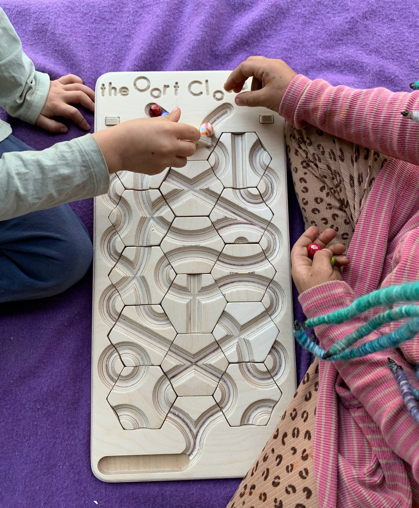 The Oort Cloud: A Marble Run Puzzle Game